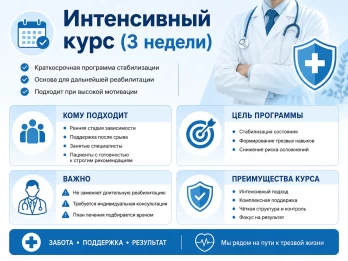 Реабилитация за 21 день в Полевском